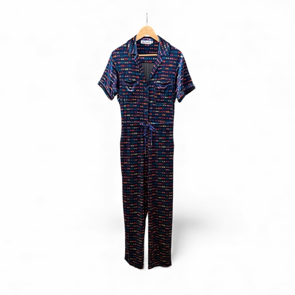 Rachel Antonoff Jewel Velour Jumpsuit Women’s M - Picture 5 of 12